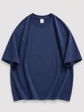 Playeras Oversize Lisas para Hombre – Algodón Puro