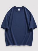 Playeras Oversize Lisas para Hombre – Algodón Puro