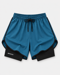 Kit Short Deportivo para Entrenamiento y Running con Compresión Interna