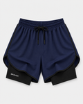 Kit Short Deportivo para Entrenamiento y Running con Compresión Interna