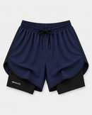 Kit Short Deportivo para Entrenamiento y Running con Compresión Interna