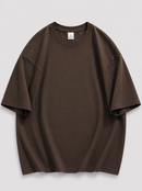 Playeras Oversize Lisas para Hombre – Algodón Puro