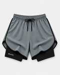 Kit Short Deportivo para Entrenamiento y Running con Compresión Interna