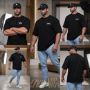 Remera Oversized Masculina de Algodón