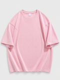 Playeras Oversize Lisas para Hombre – Algodón Puro