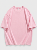 Playeras Oversize Lisas para Hombre – Algodón Puro