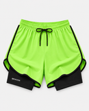 Kit Short Deportivo para Entrenamiento y Running con Compresión Interna