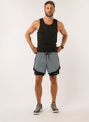 Kit Short Deportivo para Entrenamiento y Running con Compresión Interna