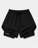 Kit Short Deportivo para Entrenamiento y Running con Compresión Interna